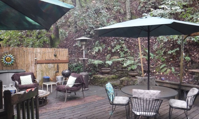 Felton Cabin | Redwood Mountain Hideaway in Felton near Lake + Santa Cruz