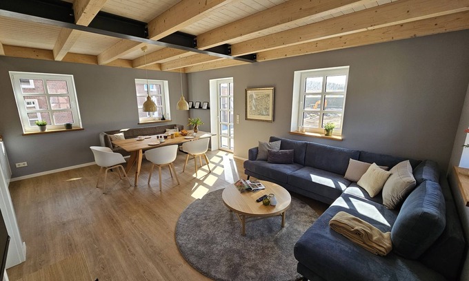 Rysum House | Relax in the newly built vacation home Mühle 7 with sauna, up to 6 pers.