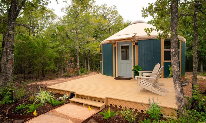 Bastrop Cabin | Relax in your own secluded Yurt Cabin nestled into a 200+ acre Property!