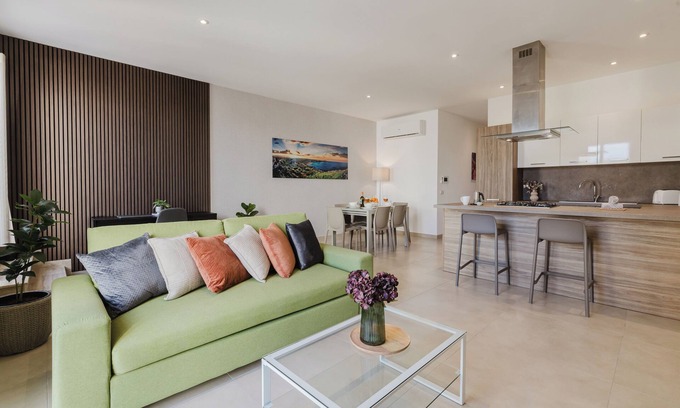 Mellieha Apartment | Relax with the whole family at this peaceful place to stay