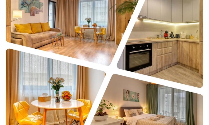 Sector 3 Apartment | Relaxation Station - Modern, Warm&Cosy Apt - Smart Thermostat - Private Parking - IOR Park - Long Term Price Cuts