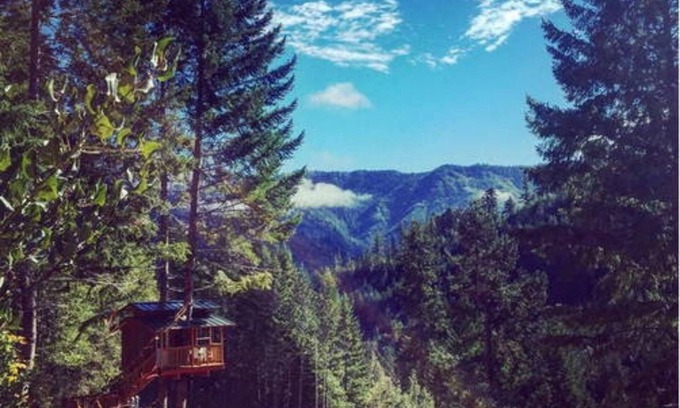 Gasquet Cabin | Remote Off-Grid-Rustic Tree House @ Sustainable Eco-Village