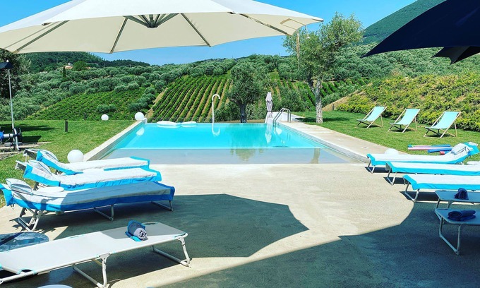 San Salvatore Telesino Villa | Rentals in Italy - Villa San Salvatore, in Benevento, private pool and garden