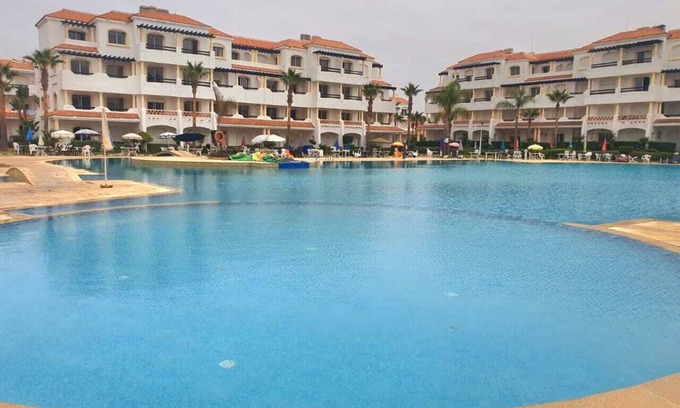 Sidi Rahal Apartment | Residence Garden beach2 Sidi Rahal Sea & Pool view