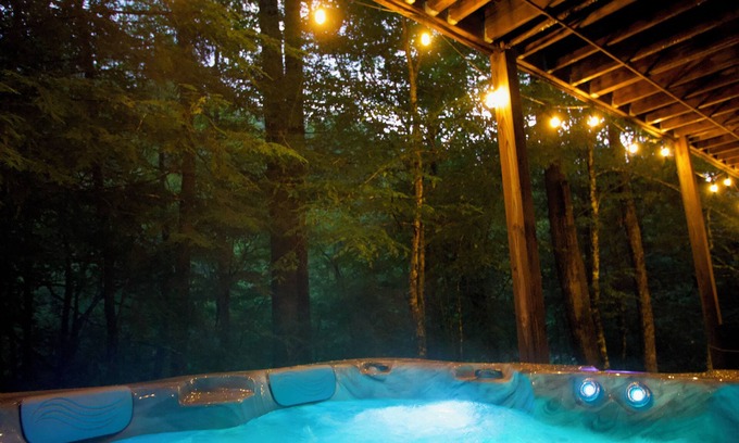 Ferguson Cabin | Rest-Relax-Recharge: 3BR Getaway w/Hot Tub, BBQ & Leatherwood Adventures!