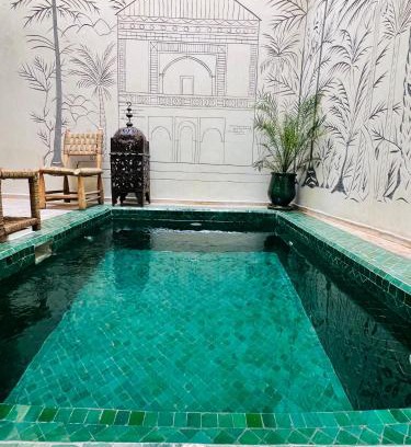 Sidi Ben Slimane El Jazouli House | Riad Émeraude Privé 3 chambres avec piscine Médina Marrakech