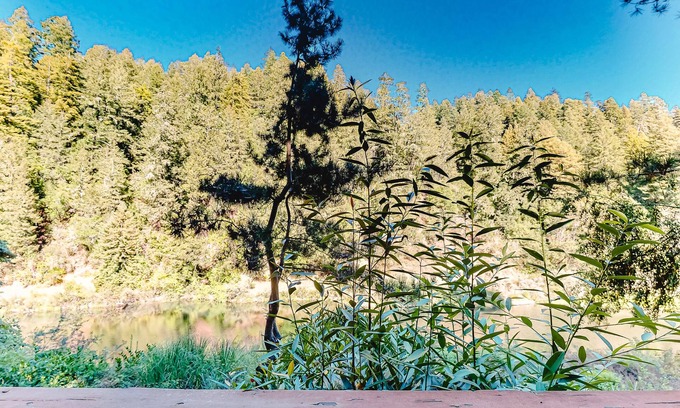 Northwood House | Riverfront cottage with water views, deck, washer/dryer - golf nearby
