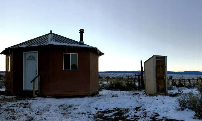 Capulin House | Romantic Camping Yurt on Camel Farm near Alamosa, Colorado