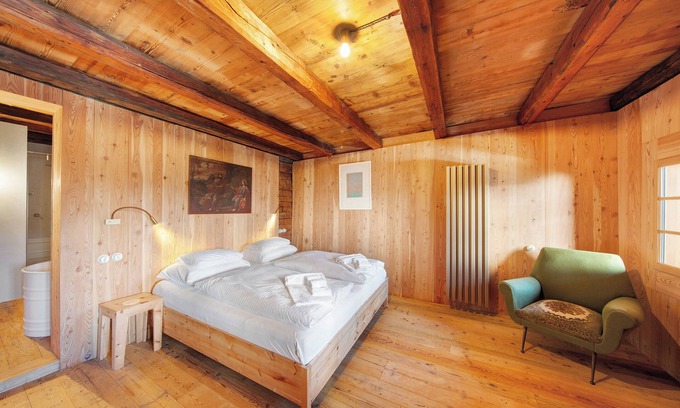 Dosoledo Apartment | Room 'Cedùtä' with Mountain View, Shared Terrace and Wi-Fi