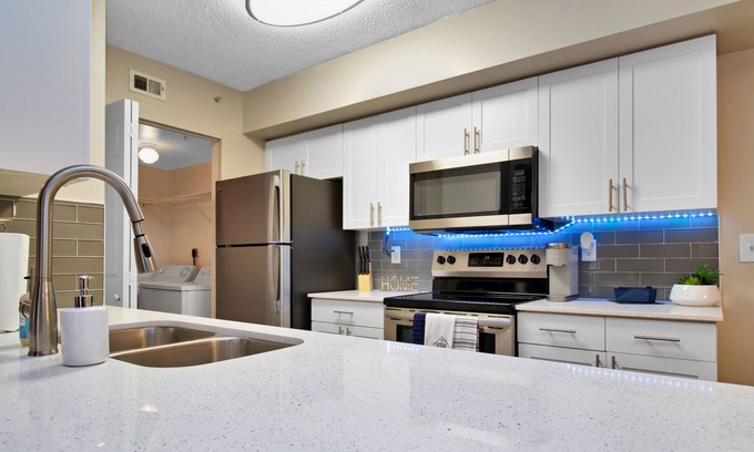 Plantation Apartment | Roomy ocean blue luxury apt spacious living