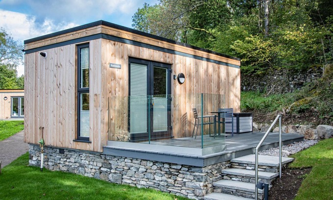 Windermere Cabin | Rosthwaite Woodland pod - a holiday Pod that sleeps 2 with an en-suite