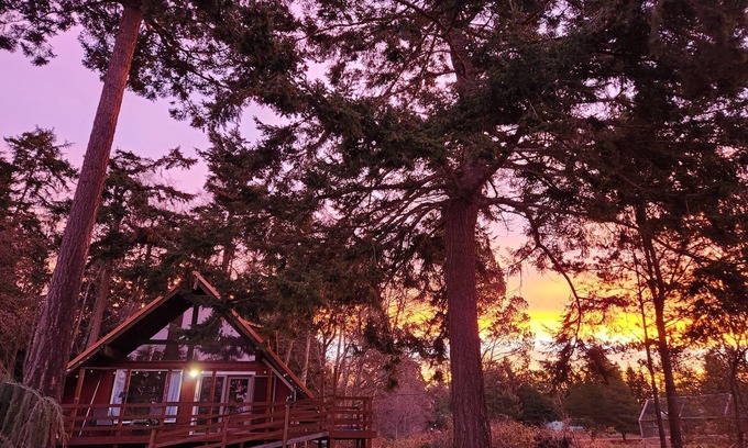 Oak Harbor Ski Chalet | Rustic A-Frame Retreat 5 mins from Deception Pass
