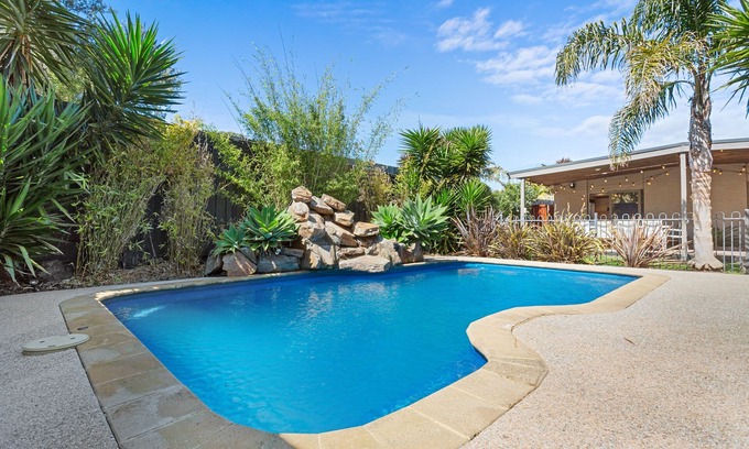 Rye House | Rustic Bubbles - house with games room, solar heated pool and pet friendly