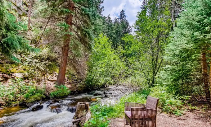 Idaho Springs Cabin | Rustic Funk Waterfront Pet Friendly Cabin