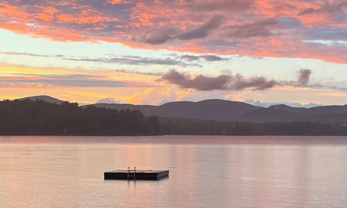 Gilmanton IW Cottage | Rustic Lakeside Cottage w/natural sand beach, crystal-clear water! Pet-Friendly