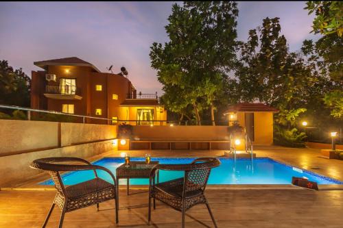 Suryamal Villa | SaffronStays Ekaant, Vikramgad - party-perfect pool villa with spacious lawn