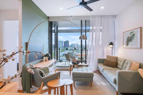 Newstead Apartment | 'Sage Bloom' Elegant Newstead Stay with Shared Pool