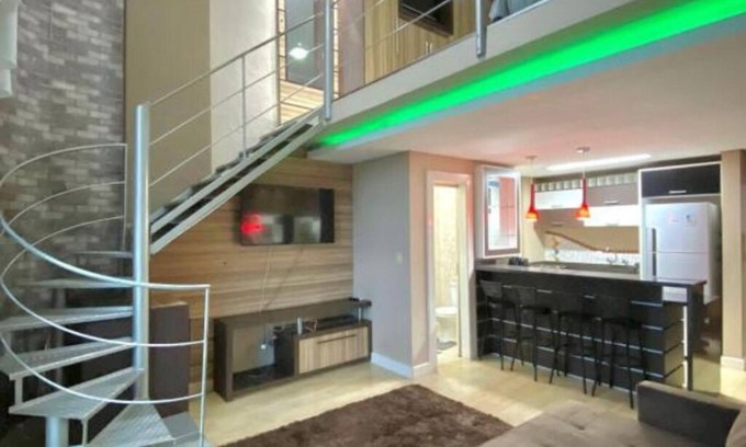 Centro House | Saint Sebastian Flat 612 - Com Hidro! até 4 Pessoas, Duplex, no Centro