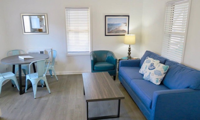 Kitty Hawk Condo | Saltaire Cottages 3: 2BR Steps to Private Beach Access Screened Porch Pool