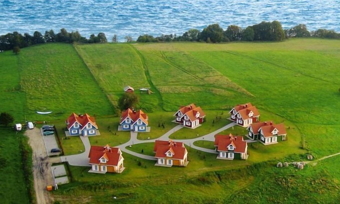 Wegorzewo House | Scandinavian style cottages Mamry, directly by the lake in Trygor