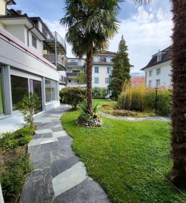 Gersau Apartment | Schöne ruhige Wohnung mit Sicht auf den Innenpark