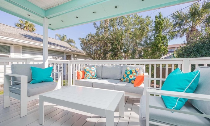 Surfcrest Village Cottage | SCV 38 2BR 1Bath Bohemian Coastal Cottage