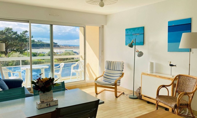 Trevou-Treguignec Apartment | Sea view apartment, Pink Granite Coast