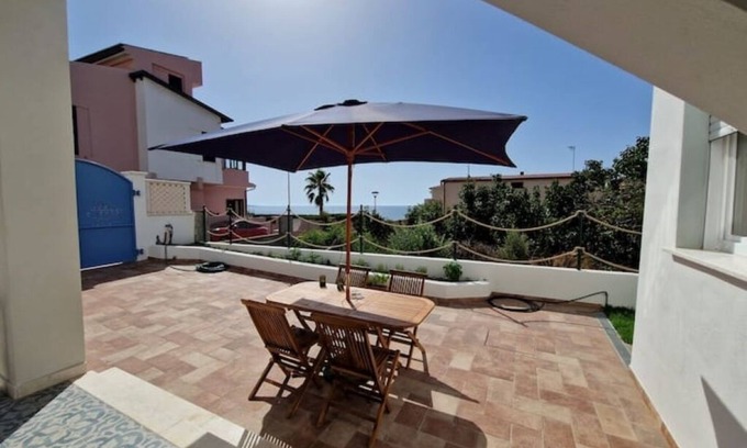 Portoscuso Apartment | Sea view, walk to beach, apt. "Mistral.