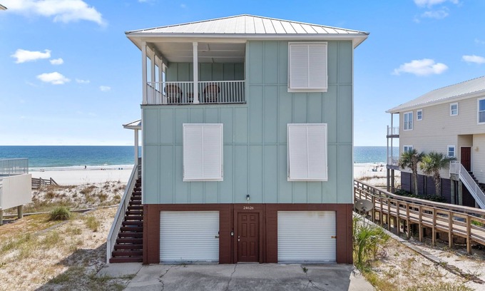 Orange Beach House | SeaNile Beach House | Gulf-Front 4BR Luxury Home w/Balconies + Views