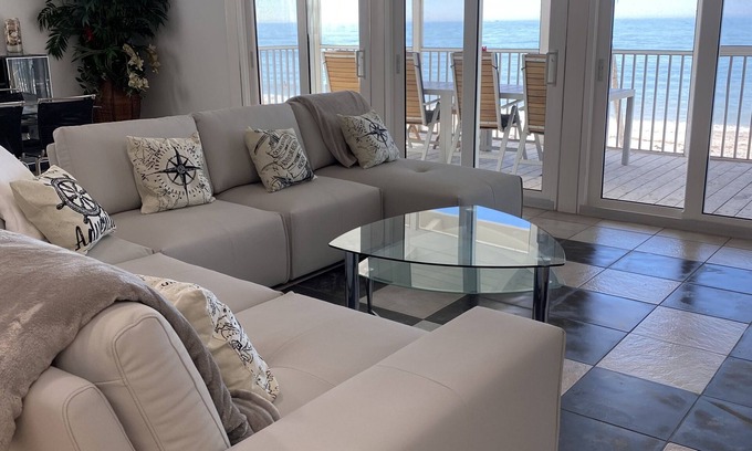 Bonita Springs House | Seas The Day at this Bonita Beach Cottage directly on the beach 2 story views !