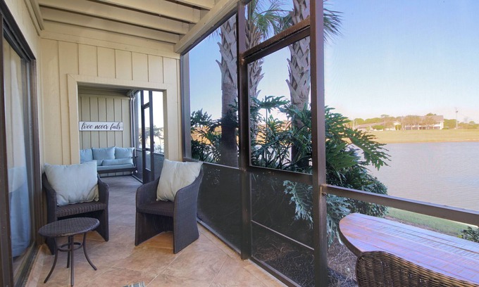 Miramar Beach Condo | Seas The Day~ Lakefront condo is just steps from the beach!!! Snowbirds welcome!