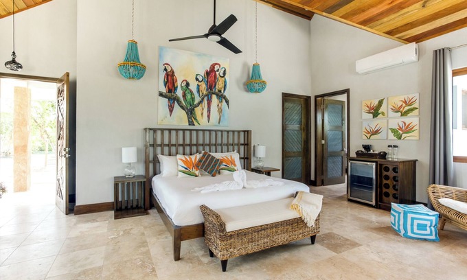 Placencia House | Seaside Belize Sanctuary with King Bed, Private Balcony & Dual Rain Showers