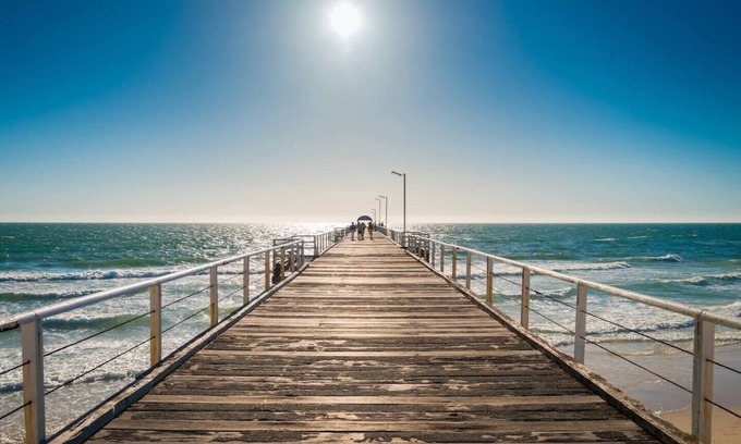 Henley Beach South Apartment | Seaside Smart Home Coastal Chic at Henley Beach