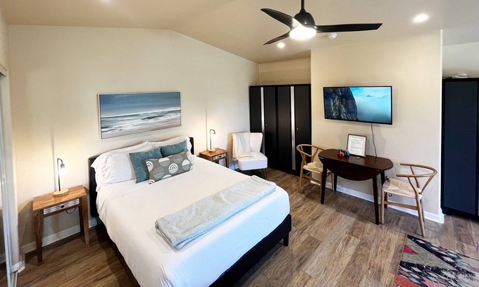 Santa Maria Apartment | Secluded Studio, Patio/BBQ, WiFi, Smart TV, 1/2 way SF-LA, Self Checkin