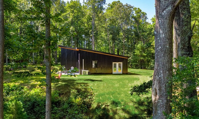 Meadows Of Dan House | Secluded, Unique, Modern Mountain Home Near River and Blue Ridge Parkway!
