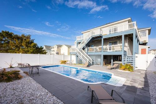 South Nags Head House | Semi-Oceanfront 8 bed with Pool Spa Ocean Views
