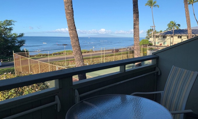 Kihei Condo | Shores of Maui #223 Great Ocean View! Near Cove Beach a Fun place to Surf!