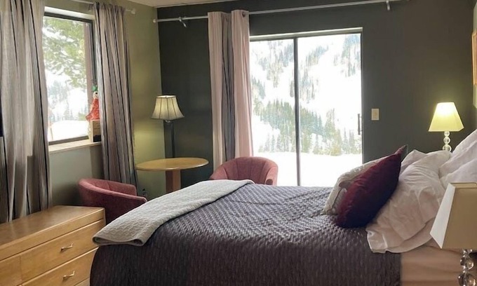Powder Mountain Cabin | Ski in/out room for one or two at Powder Mountain