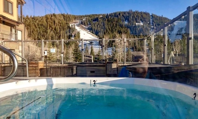 Mountain House Condo | SKI IN/OUT/STEPS 2 LIFT/2 HOT TUBS/FIRE PIT!