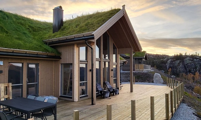 Kviteseid House | Skyhytte Vradal, Bergpanorama und Seeblick - Erholung - Wandern - Skipiste