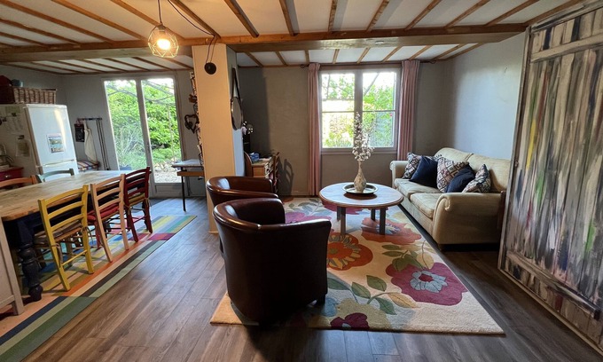 Saint-Saud-Lacoussiere House | Sleep 6 in Dordogne rural France Families with pool. Enjoy caves forrests, lakes