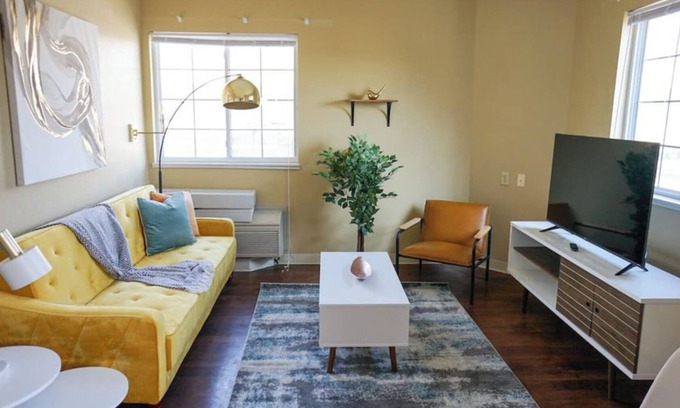 Wichita Apartment | Sleepover: Spacious 1BD/1BA - Downtown Wichita