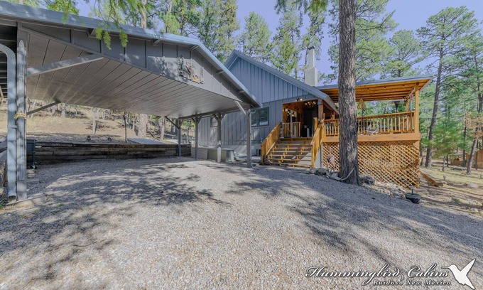 Ruidoso Cabin | Smokey's Retreat: 'Hibernate in comfort' luxury mountain cabin! Pet Friendly!