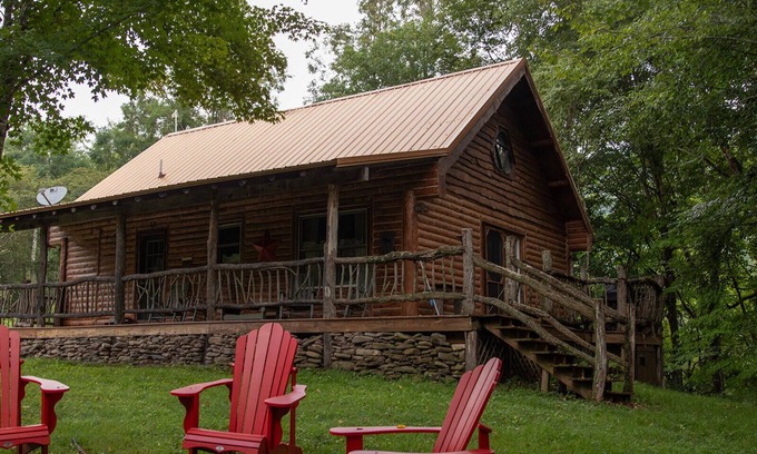 Slaty Fork Cabin | Snowshoe Log Cabin - Dancing Star