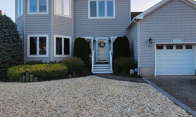 Osbornsville House | Snug Harbor waterfront property with pool. Minutes to Barnegat Bay and beach