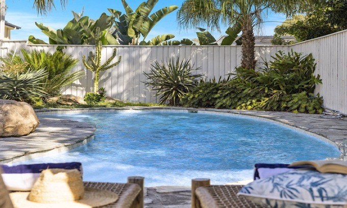 Sandy Beach House | Sojourn at Sandy Beach - Pool, Beach, Slippery Dip, Style