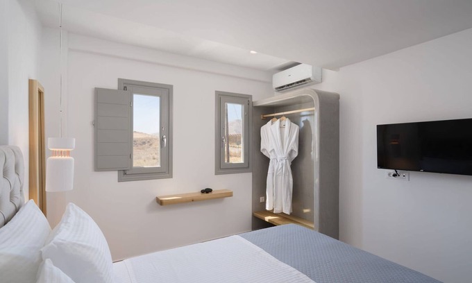 Monolithos Villa | Sophisticated Santorini Suite | Two Bedroom Suite with Private Hot Tub