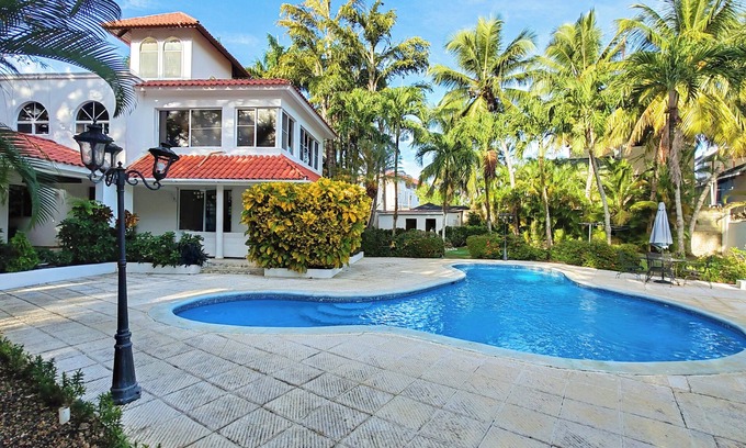 Villas Ana Maria Villa | Sosua 9BR Mansion Downtown, Pools, Near Beaches +Bonus