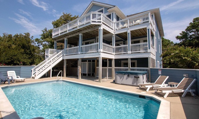 Monteray Shores House | Soundfront, Private Pool, Pier, Pool table, MS18, Eventide