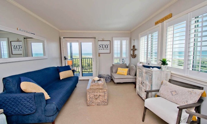 Morehead City Condo | Southwinds F7, Oceanfront Condo in Atlantic Beach, NC!